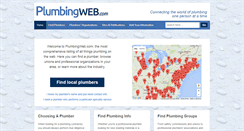Desktop Screenshot of plumbingweb.com