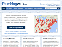 Tablet Screenshot of plumbingweb.com